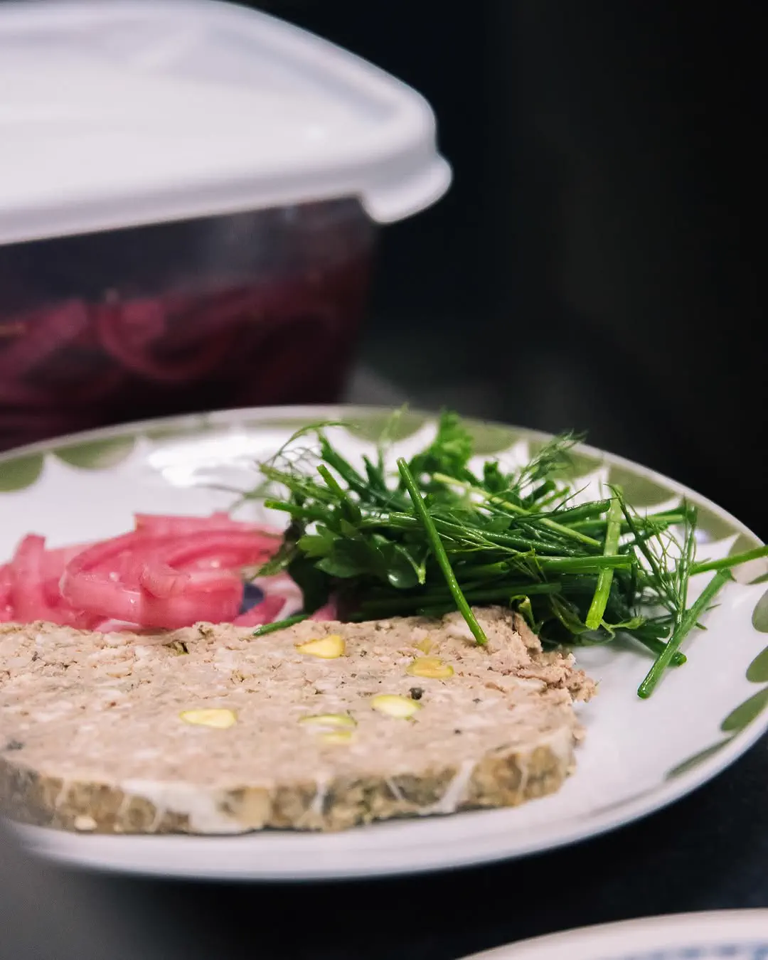 Modern French dish prepared by Le Comptoir private chef in Guernsey