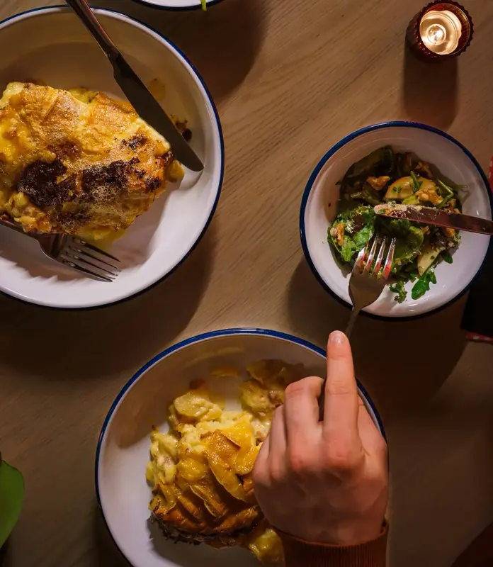 Modern French dish prepared by Le Comptoir private chef in Guernsey