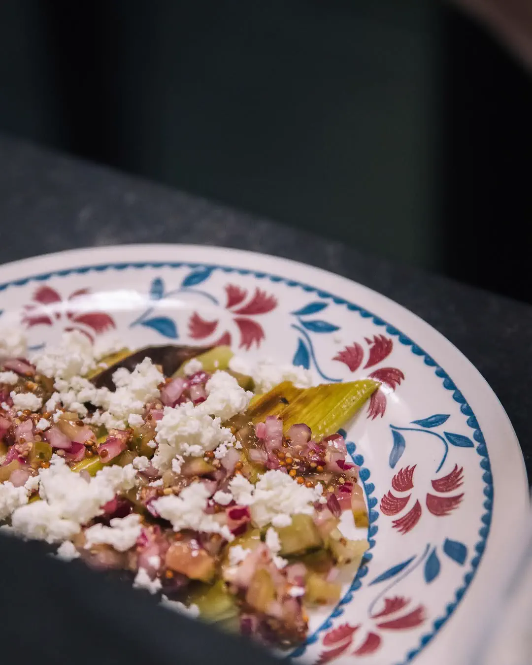 Modern French dish prepared by Le Comptoir private chef in Guernsey